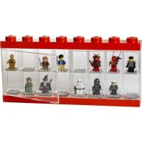 LEGO® Sběratelská skříňka na 16 minifigurek Červená barva 2