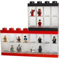 LEGO® Sběratelská skříňka na 16 minifigurek Červená barva 4