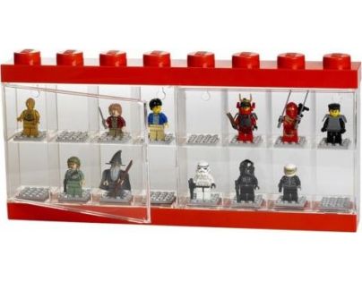 LEGO Sběratelská skříňka na 16 minifigurek Červená