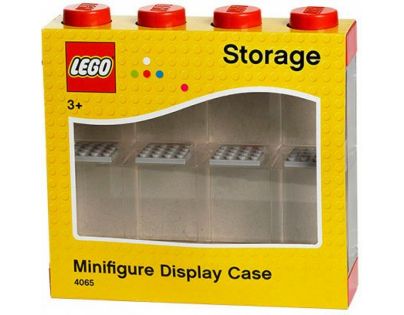 LEGO® Sběratelská skříňka na 8 minifigurek červená