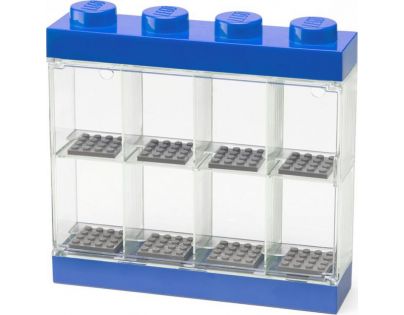 LEGO® Sběratelská skříňka na 8 minifigurek modrá