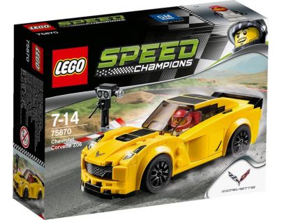 LEGO Speed Champions 75870 Chevrolet Corvette Z06 - Poškozený obal