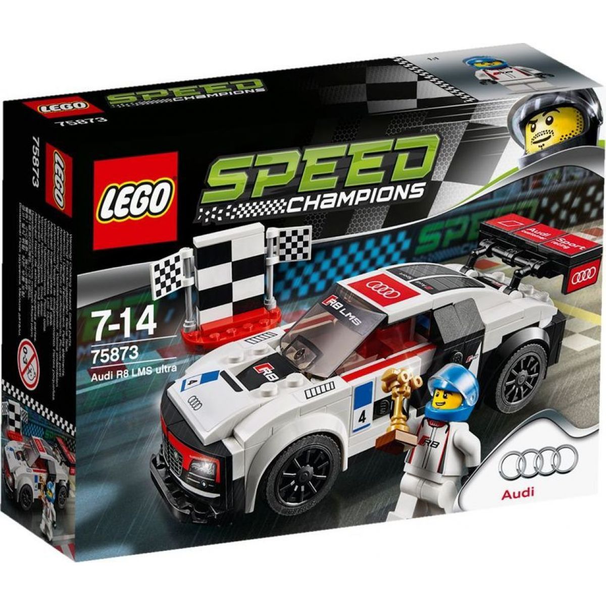 LEGO Speed Champions 75873 Audi R8 LMS ultra - Poškozený obal