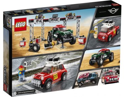 LEGO Speed Champions 75894 1967 Mini Cooper S Rally a 2018 MINI Jo