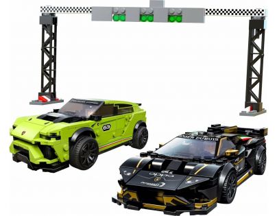 LEGO® Speed Champions 76899 Lamborghini Urus ST-X & Lamborghini Huracán Super Trofeo EVO