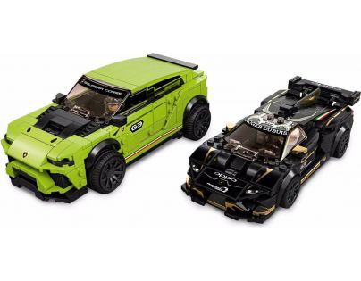 LEGO® Speed Champions 76899 Lamborghini Urus ST-X & Lamborghini Huracán Super Trofeo EVO