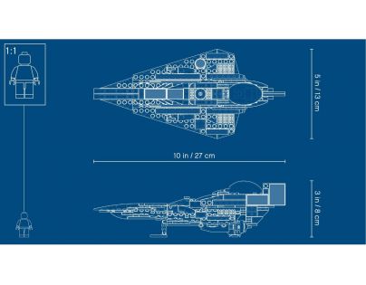 LEGO Star Wars 75214 Anakinův jediský Starfighter™