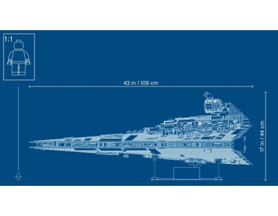 LEGO® Star Wars™ 75252 Imperiální hvězdný destruktor