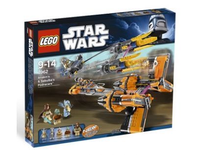 LEGO STAR WARS 7962 Anakin´s and Sebulba´s Podracer