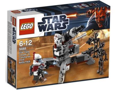 LEGO STAR WARS 9488 Bojová jednotka vojáků Elite Clone a oddílu droidů