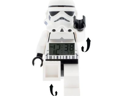 LEGO Star Wars Stormtrooper Hodiny s budíkem