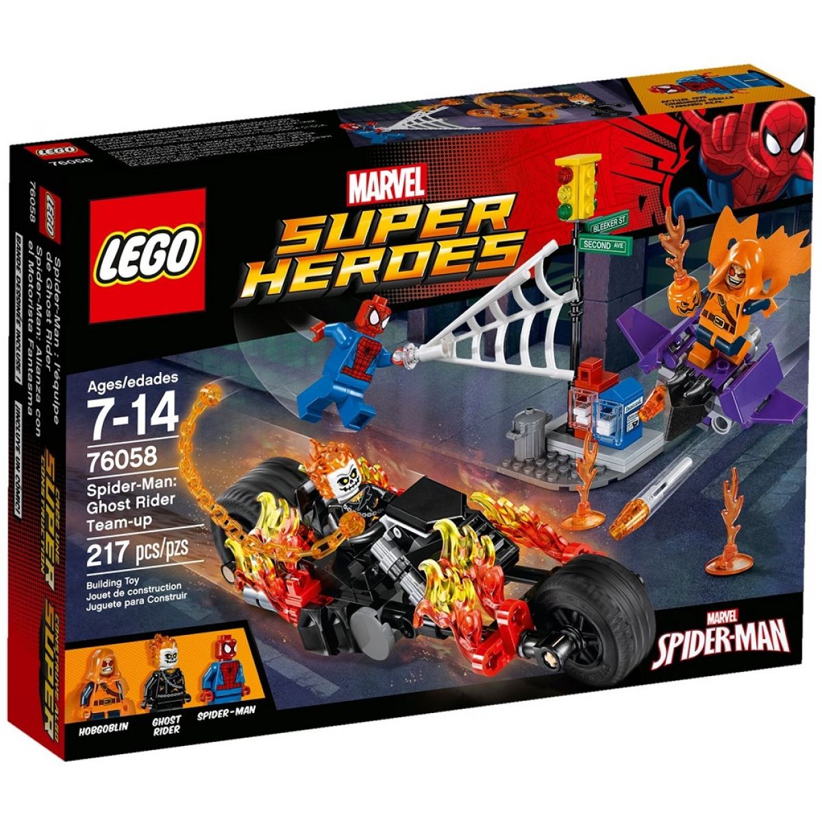 LEGO Super Heroes 76058 Spiderman Ghost Rider vstupuje do týmu