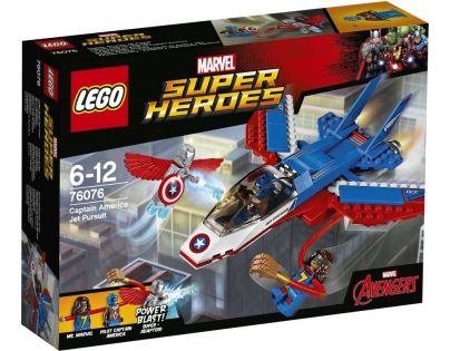 LEGO Super Heroes 76076 Kapitán America a honička ve stíhačce