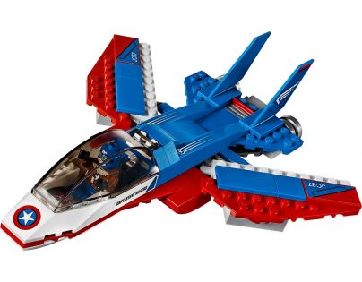 LEGO Super Heroes 76076 Kapitán America a honička ve stíhačce
