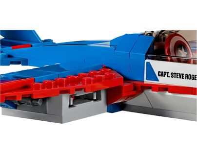 LEGO Super Heroes 76076 Kapitán America a honička ve stíhačce