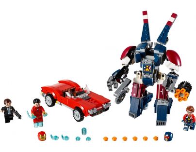 LEGO Super Heroes 76077 Iron Man Robot z detroitských oceláren LEGO Super Heroes 76077 Iron Man Robot z detroitských oceláren