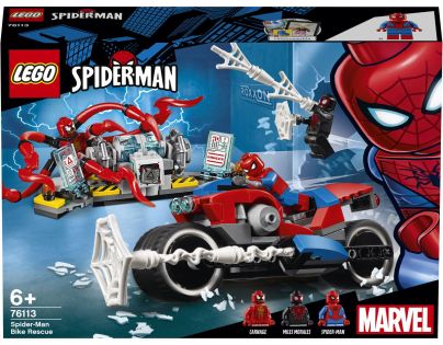 LEGO Super Heroes 76113 Spiderman a záchrana na motorce