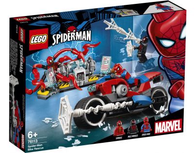 LEGO Super Heroes 76113 Spiderman a záchrana na motorce