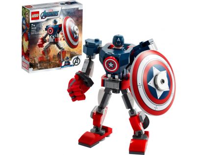 LEGO® Super Heroes 76168 Captain America v obrněném robotu