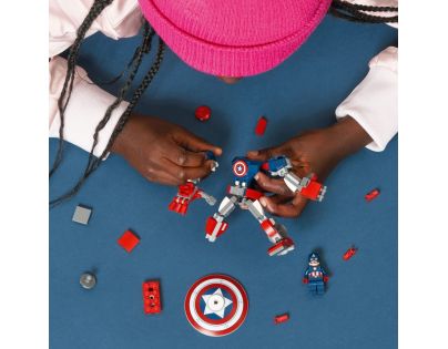 LEGO® Super Heroes 76168 Captain America v obrněném robotu