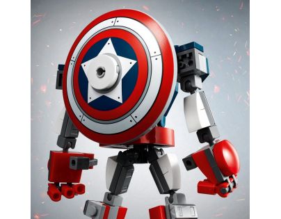 LEGO® Super Heroes 76168 Captain America v obrněném robotu