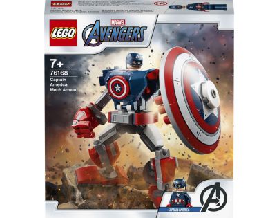 LEGO® Super Heroes 76168 Captain America v obrněném robotu