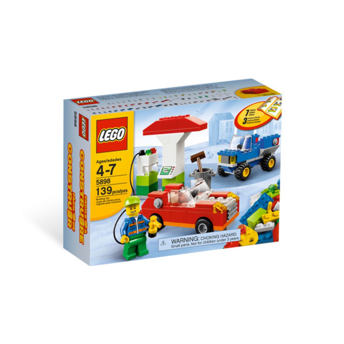 LEGO Kostičky 5898 Stavební sada auta