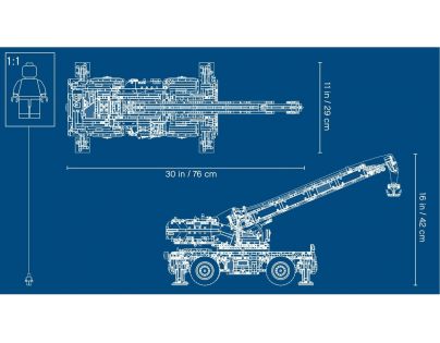 LEGO Technic 42082 Terénní jeřáb