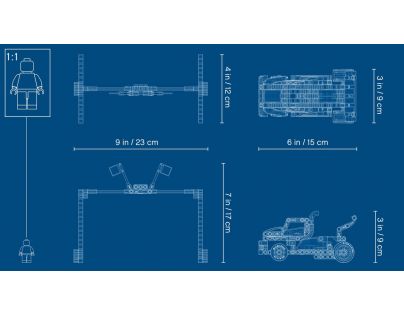 LEGO Technic 42104 Závodní tahač