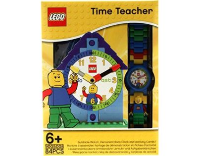 LEGO Time Teacher Výuková stavebnice hodin a hodinky modré