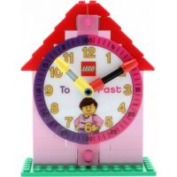 LEGO Time Teacher Výuková stavebnice hodin a hodinky růžové 2