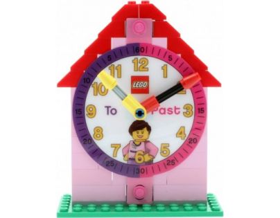 LEGO Time Teacher Výuková stavebnice hodin a hodinky růžové