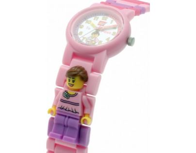LEGO Time Teacher Výuková stavebnice hodin a hodinky růžové