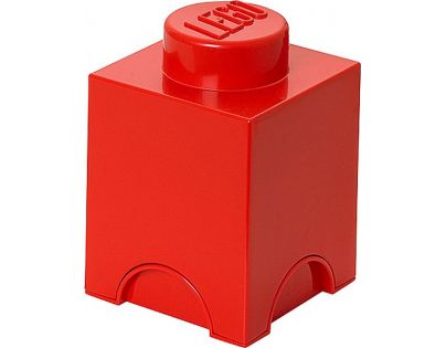 LEGO® Úložný box 12,5 x 12,5 x 18 cm Červený