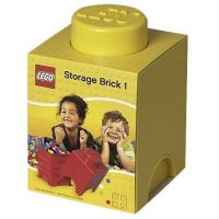 LEGO Úložný box 12,5 x 12,5 x 18 cm žlutá 2