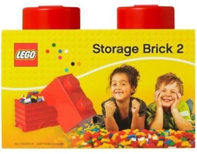 LEGO Úložný box 12,5x25x18cm Červená