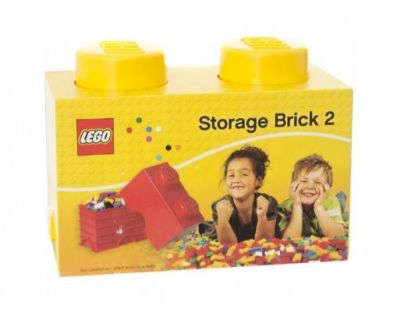 LEGO Úložný box 12,5 x 25 x 18 cm Žlutá