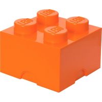 LEGO® Úložný box 25 x 25 x 18 cm Oranžový