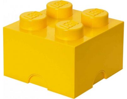 LEGO® Úložný box 25 x 25 x 18 cm Žlutý