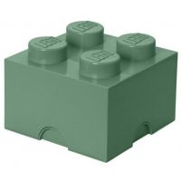 LEGO Úložný box 25 x 25 x 18 cm Army zelená