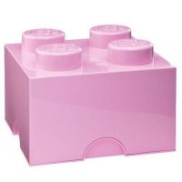 LEGO® Úložný box 25 x 25 x 18 cm - Světle růžová