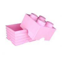LEGO® Úložný box 25 x 25 x 18 cm - Světle růžová 2