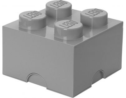 LEGO Úložný box 25x25x18cm Světle šedá