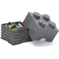 LEGO® Úložný box 25 x 25 x 18 cm tmavě šedý 2