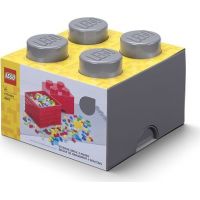 LEGO® Úložný box 25 x 25 x 18 cm tmavě šedý 4