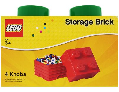 LEGO Úložný box 25 x 25 x 18 cm Tmavě zelená