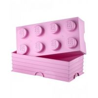 LEGO® Úložný box 25 x 50 x 18 cm Světle růžová 2