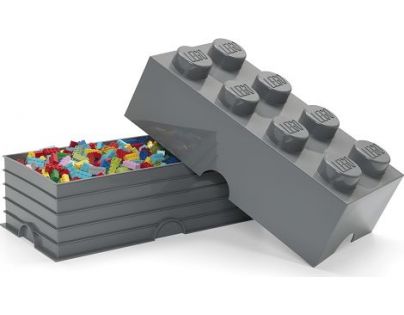 LEGO® Úložný box 25 x 50 x 18 cm - Tmavě šedá