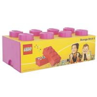 LEGO Úložný box 25 x 50 x 18 cm Růžová 2
