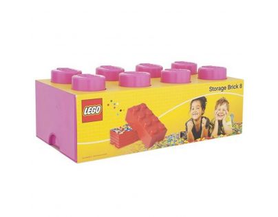 LEGO Úložný box 25 x 50 x 18 cm Růžová